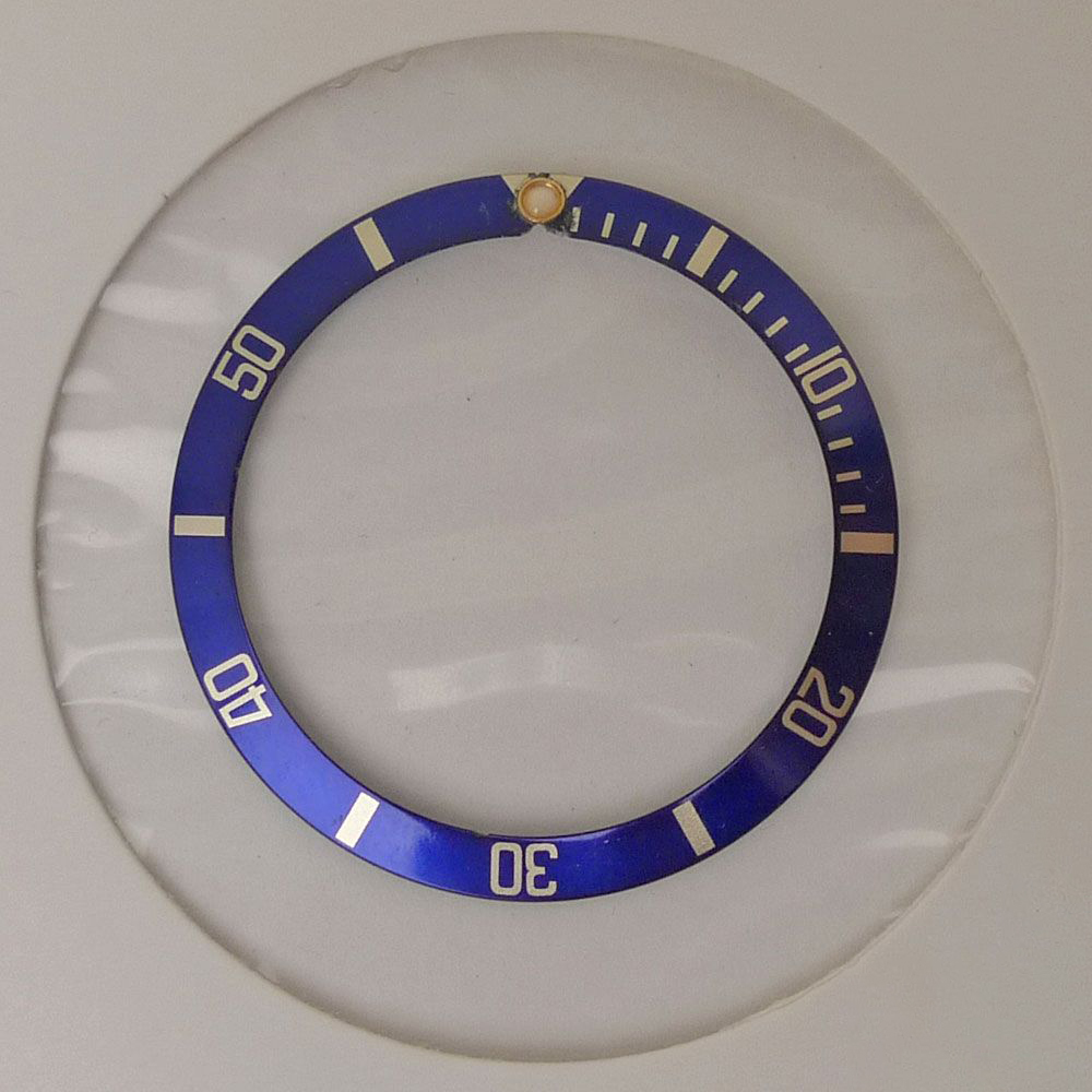 Submariner Blue Steel Gold 16613 Bezel Inlay Rolex Accessories Juwelier Burger