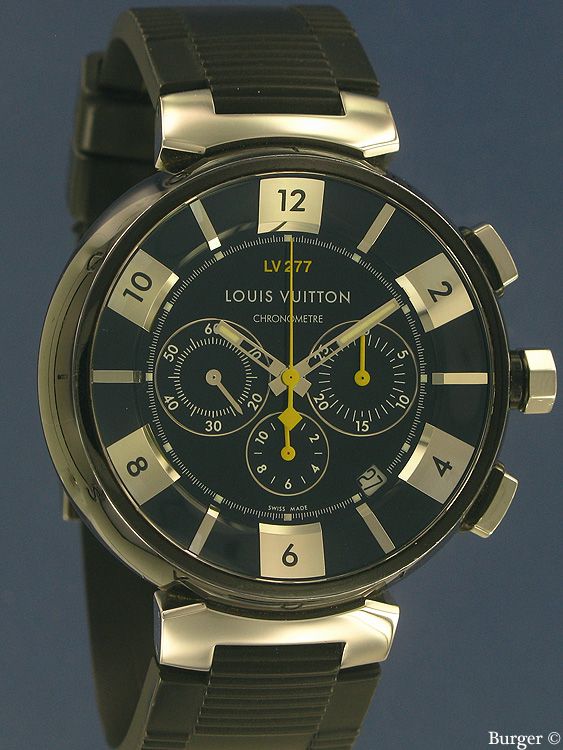 Louis Vuitton 41.5mm Tambour Essentials Automatic Chronograph LV 277 Watch  - Yoogi's Closet