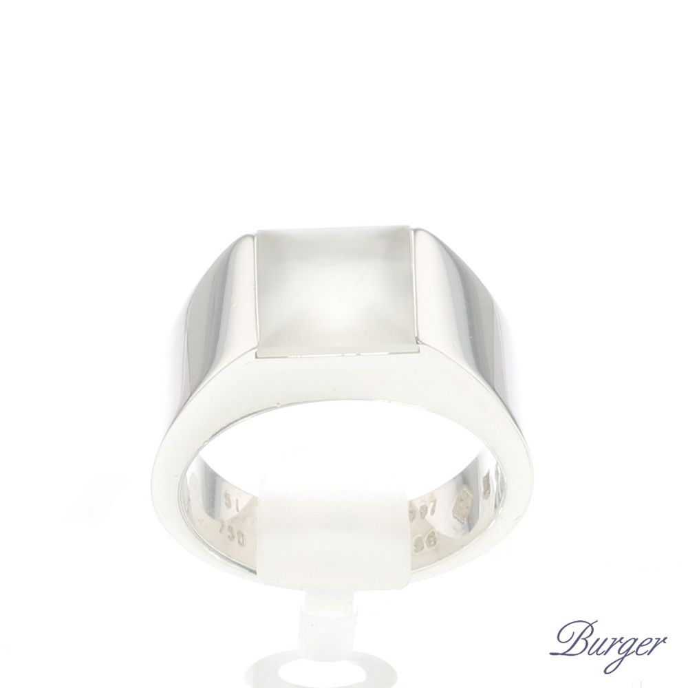 Cartier - Tank Bague Ring 18 K With Gold With Moonstone