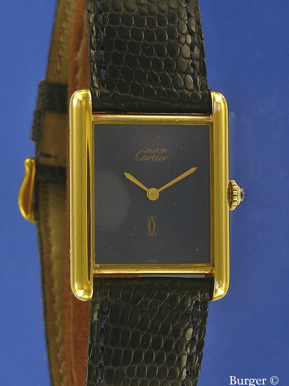 cartier tank solo gold plated