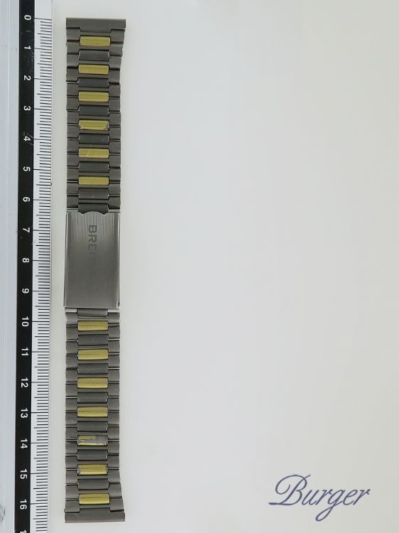 Original Breitling Professional Watch Bracelet mens Titanium AEROSPACE,  EMERGENCY 20mm Ref 126E 3203