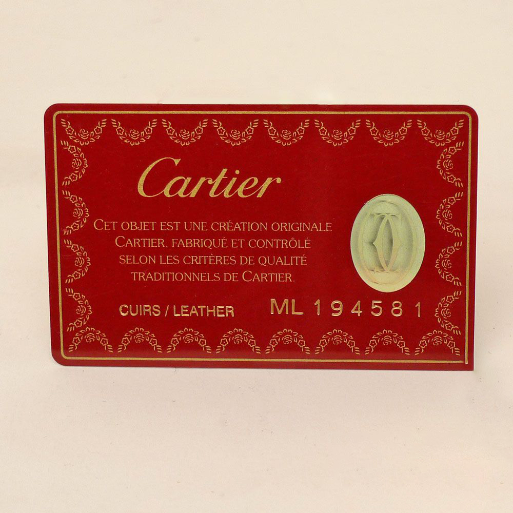 Warranty Card - Cartier - Accessories - Juwelier Burger