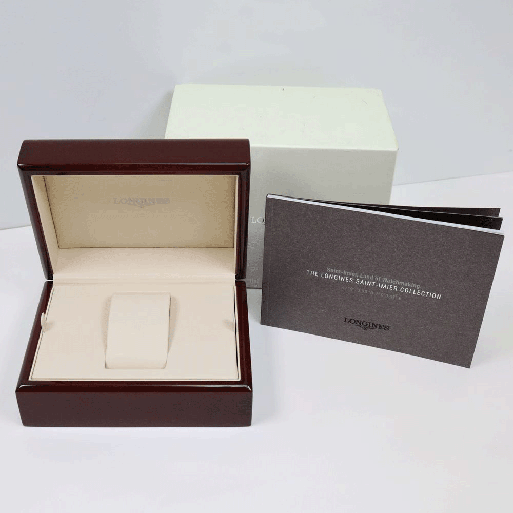 Longines - Wooden Box And Collection Booklet