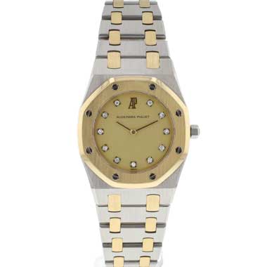 Audemars Piguet - Royal Oak Lady Steel/Gold Diamonds