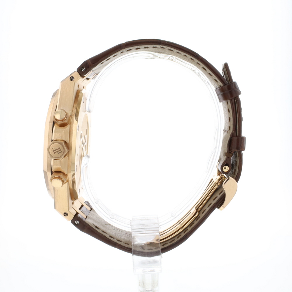 Royal Oak Chronograph Rose Gold White Dial