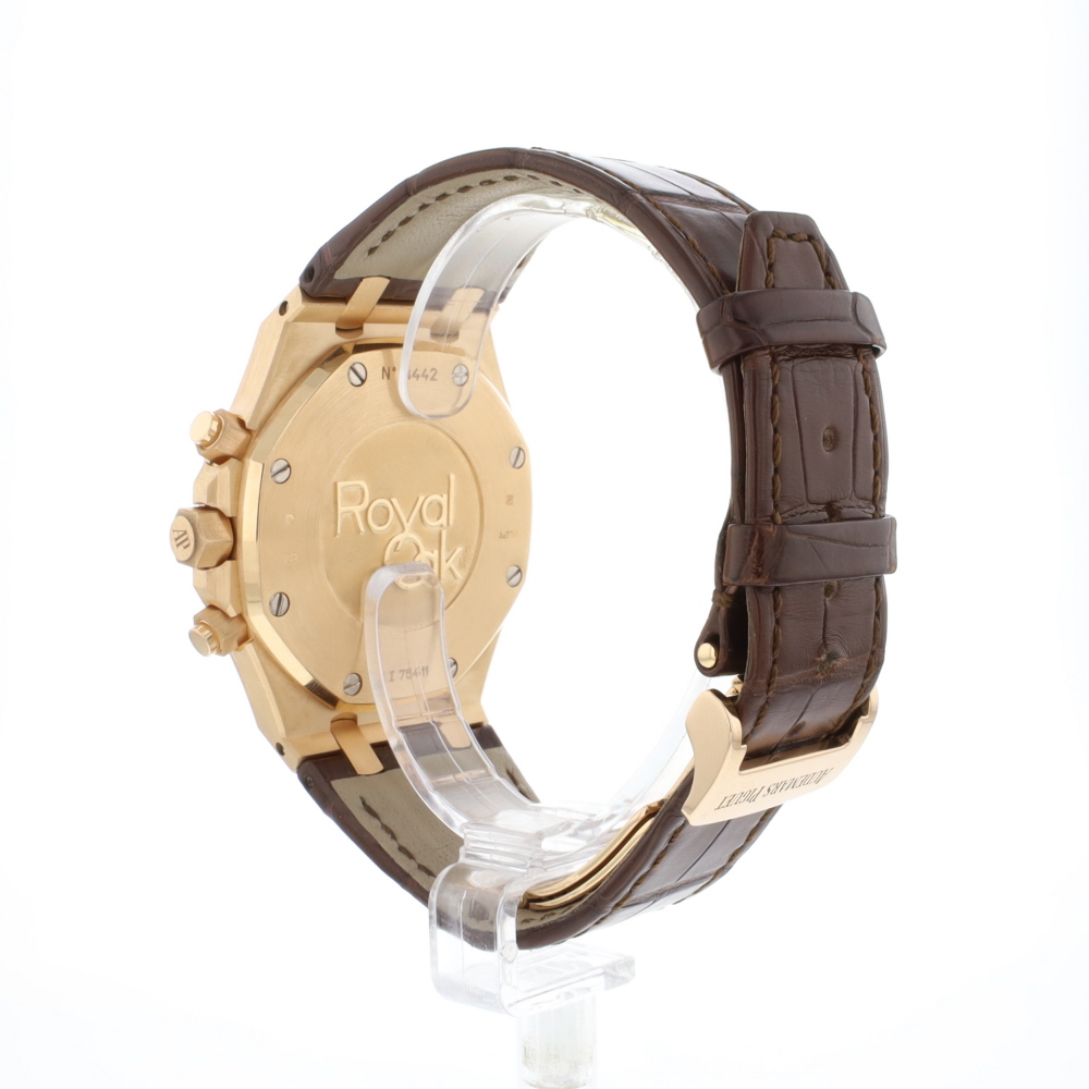 Royal Oak Chronograph Rose Gold White Dial