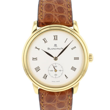 Villeret Slim Yellow Gold Blancpain Exclusive watches