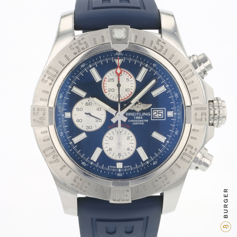 breitling avenger 2 blue dial