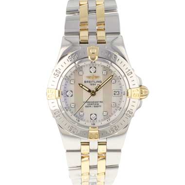 Breitling - Starliner Galactic Lady Steel Yellow Gold Diamonds MOP Dial
