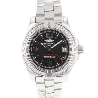 Breitling - Colt Oceane 33mm Lady Diamonds Black Dial