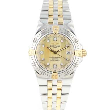 Breitling - Starliner Lady Steel/Gold Diamonds MOP Dial