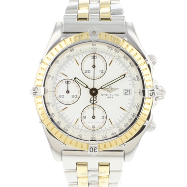 Breitling - Chronomat 39MM Gold/Steel White Dial