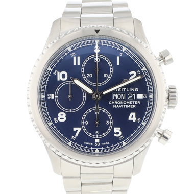 Breitling - Navitimer 8 43MM B01 Steel Chronograph Blue Dial