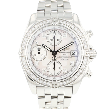 Breitling - Cockpit Chronograph Steel MoP Factory Diamonds