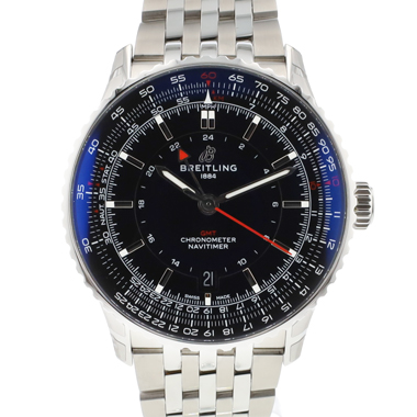 Breitling - Navitimer 41 GMT Black Dial NEW 2025