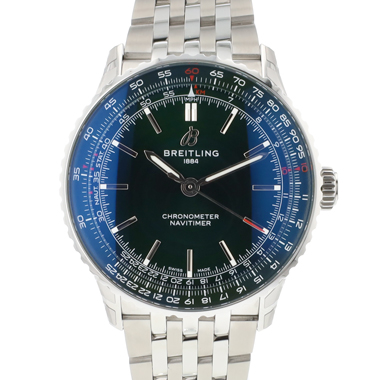 Breitling - Navitimer 41 Green Dial NEW 2025