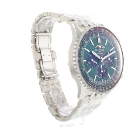 Navitimer Chronograph Automatic 46 Steel Green Dial NEW 2025