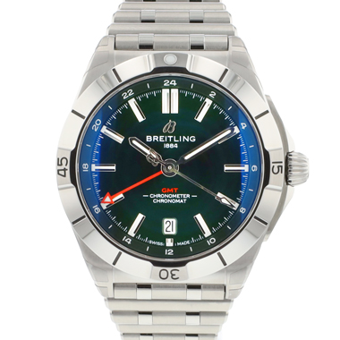 Breitling - Chronomat GMT 40 Green Dial NEW 2025