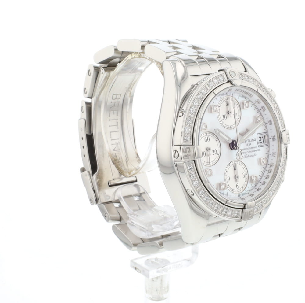 Cockpit Chronograph Steel MoP Factory Diamonds