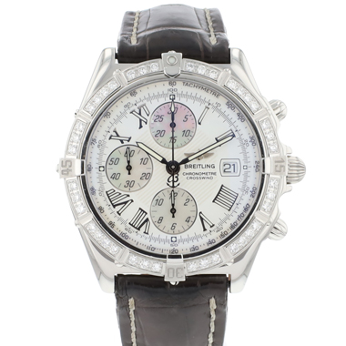 Breitling - Chronomat Steel Diamonds White Dial