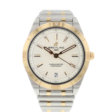 Breitling - Chronomat 36 Steel Rose Gold White Dial