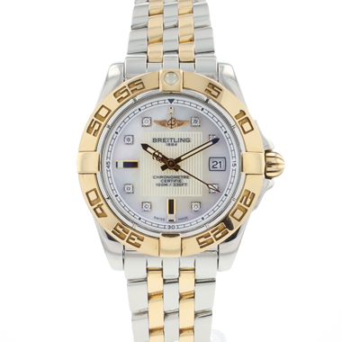 Breitling - Galactic 32 Steel Rose Gold MoP Diamond Dial