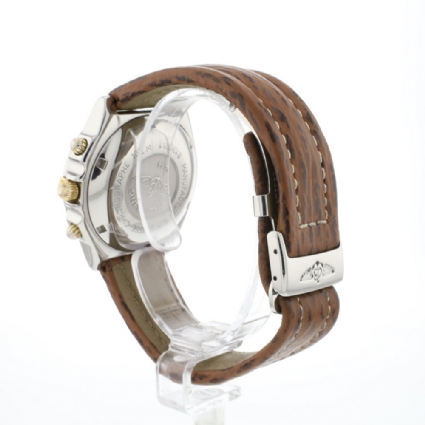 Chronomat Gold/Steel White Dial