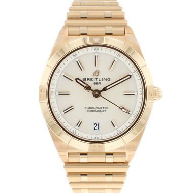 Breitling - Chronomat Automatic 36MM Rose Gold Silver Dial NEW IN STICKERS