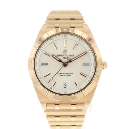 Chronomat Automatic 36MM Rose Gold Silver Dial NEW