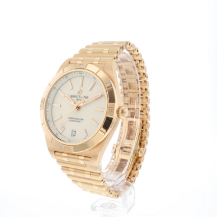 Chronomat Automatic 36MM Rose Gold Silver Dial NEW