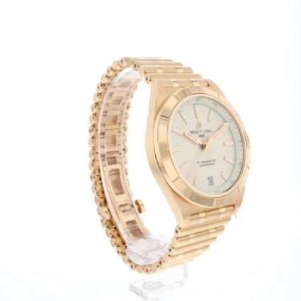 Chronomat Automatic 36MM Rose Gold Silver Dial NEW