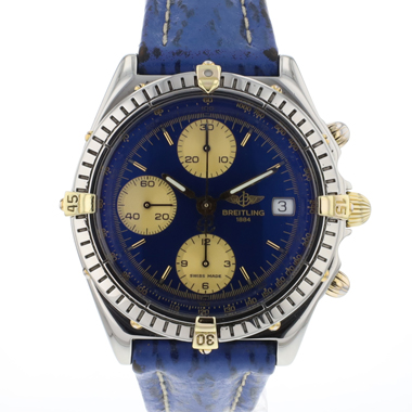 Breitling - Chronomat Steel Gold Chronograph Blue Dial