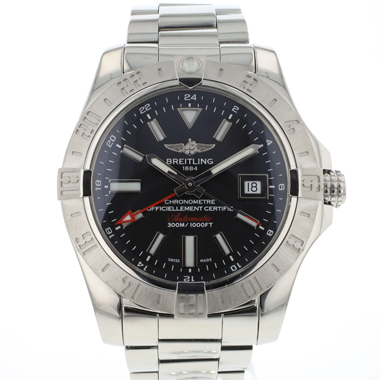 Breitling - Avenger II GMT Steel Black Dial