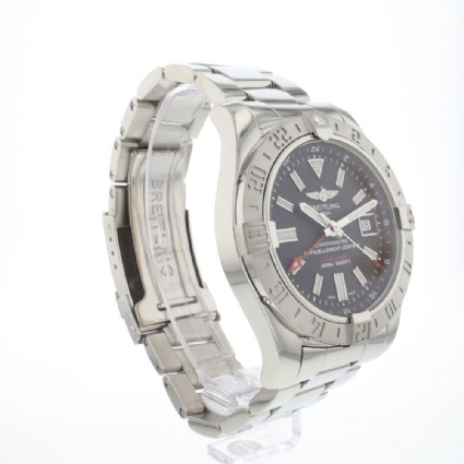 Avenger II GMT Steel Black Dial