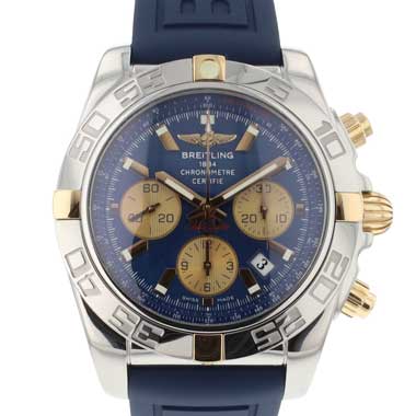 Breitling - Chronomat 44 Gold/Steel Blue Dial