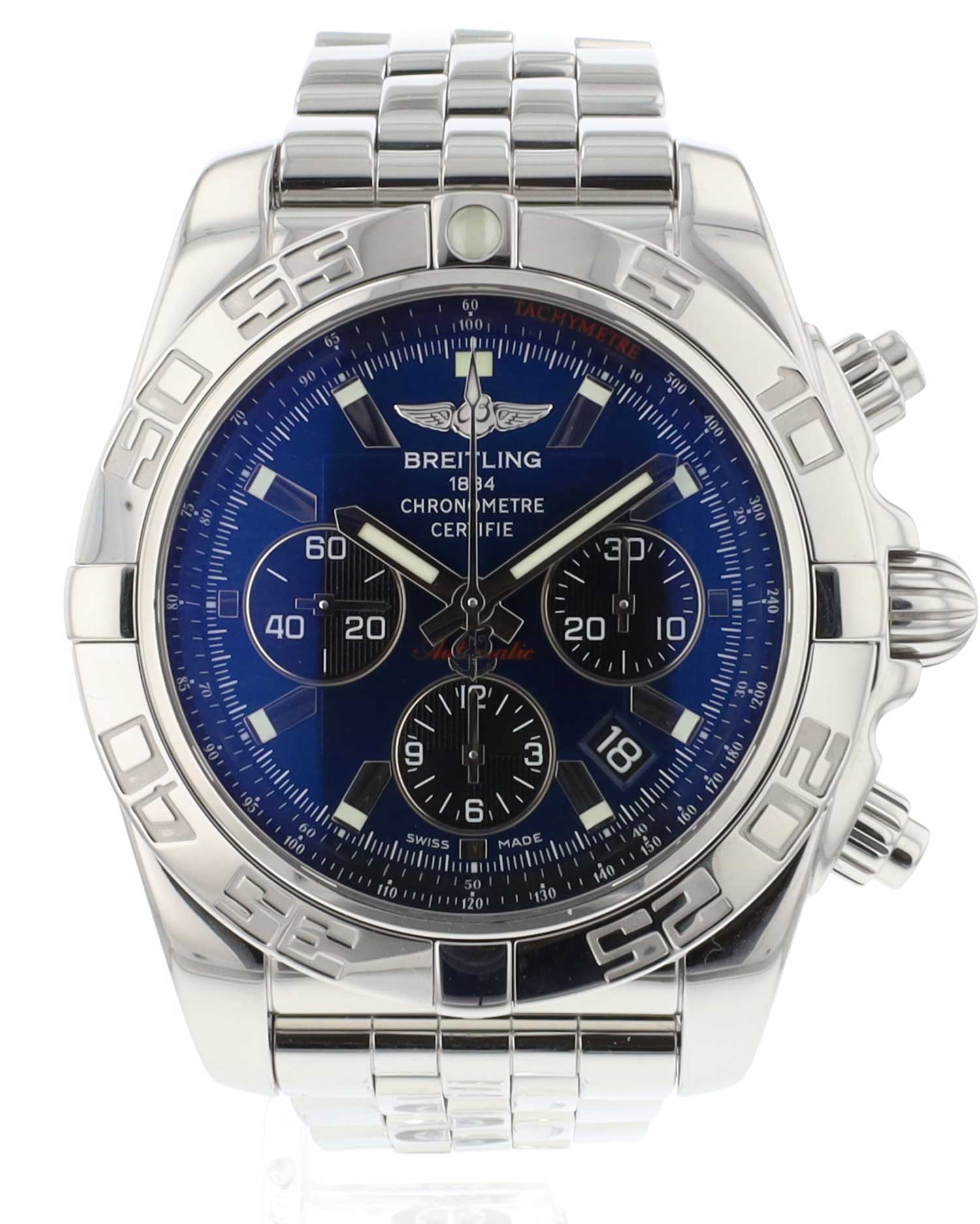 Chronomat 44 Steel Blue Dial