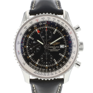Breitling - Navitimer World GMT Chronograph Black Dial 46