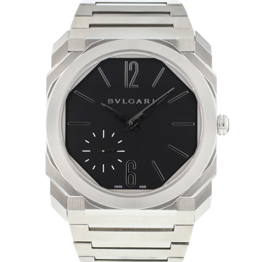 Bulgari - Bvlgari - Octo Finissimo Steel Black Dial