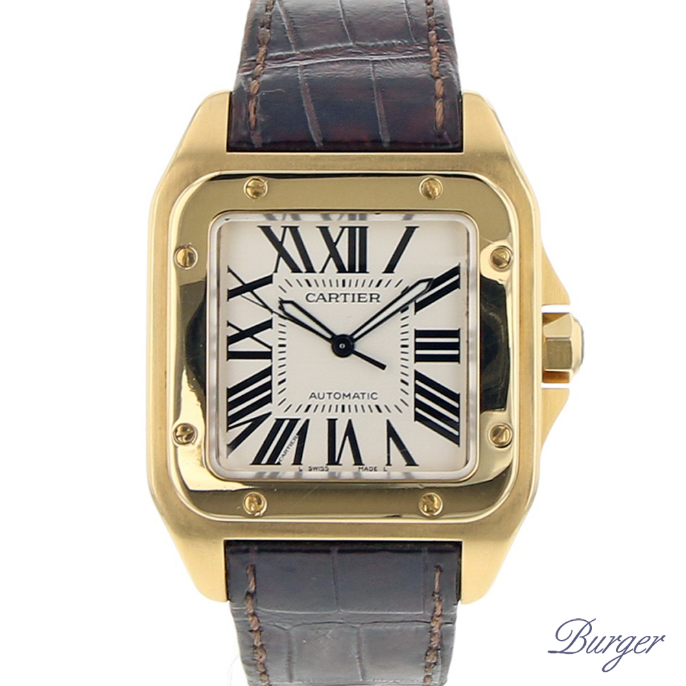 Santos 100 Yellow Gold XL - Cartier 