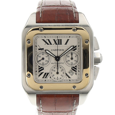 Cartier - Santos 100 Chrono Gold/Steel