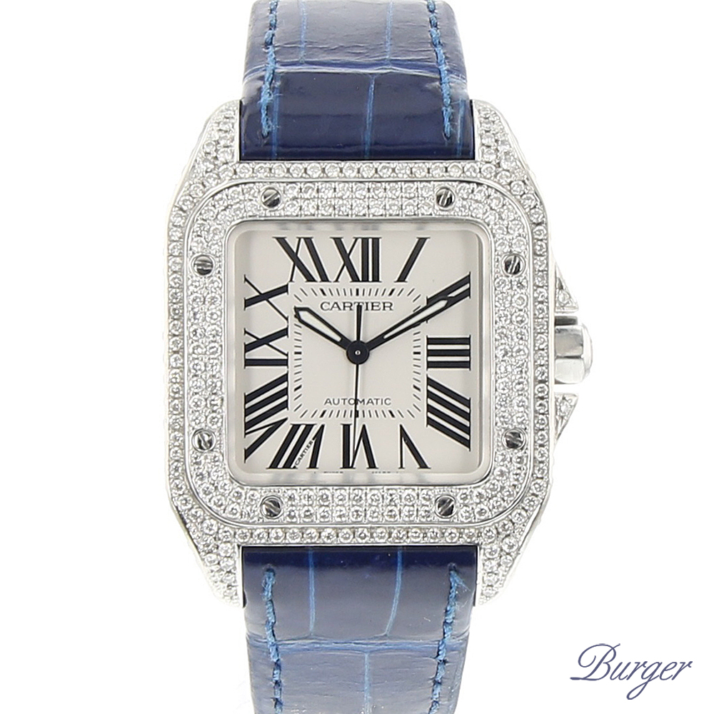 cartier santos diamonds