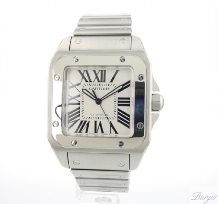 Santos 100 XL Stainless Steel - Cartier 