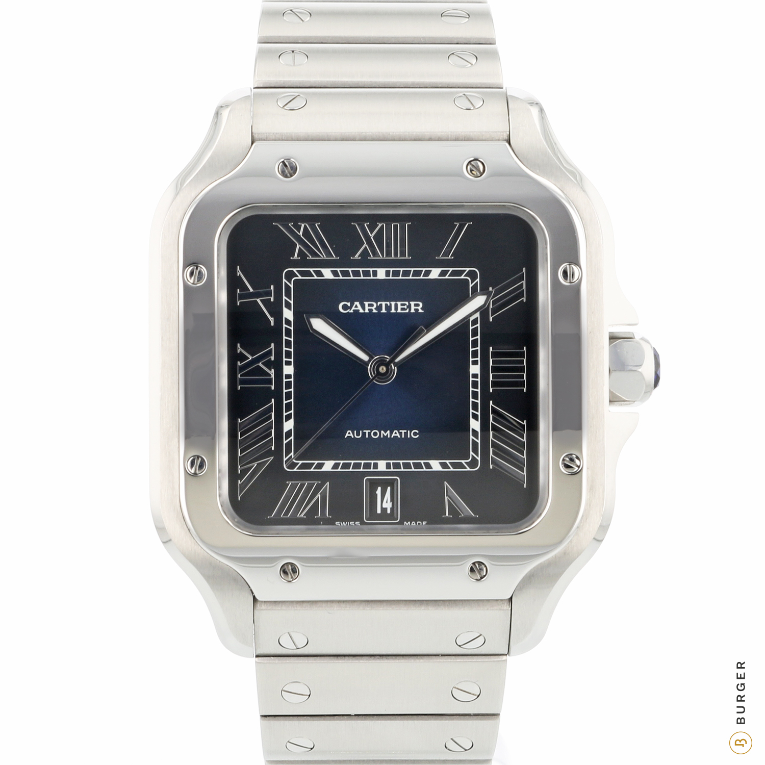 santos cartier blue