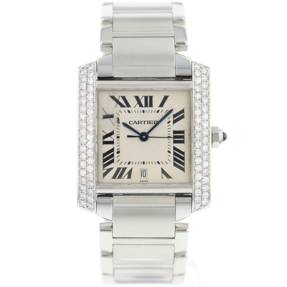 cartier tank francaise diamond