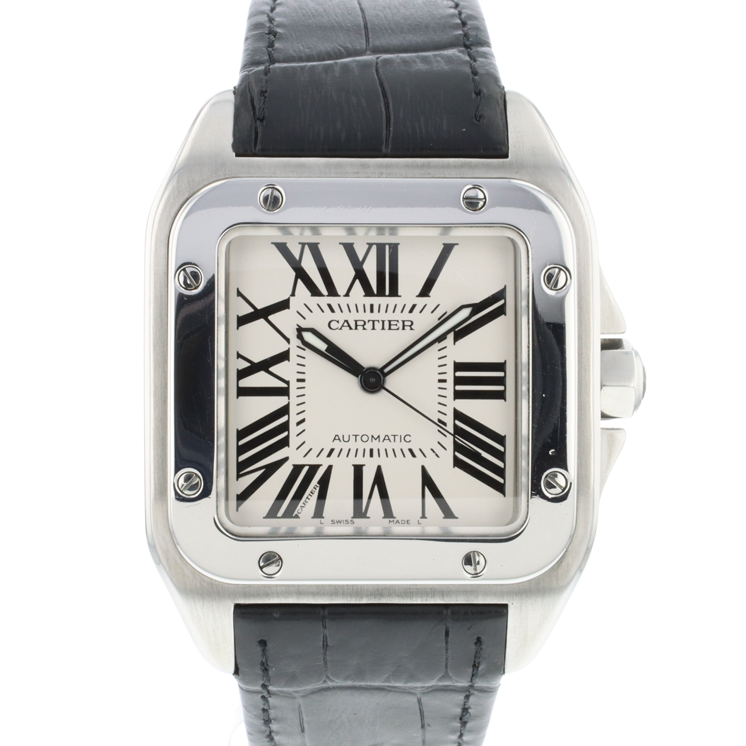 cartier watch santos 100 xl