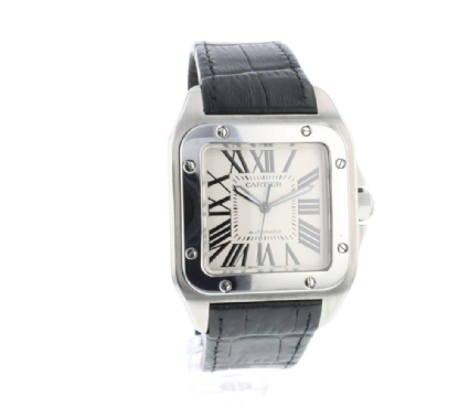 cartier watch santos 100 xl