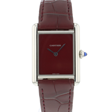 Cartier - Tank Must Bordeaux Red  NEW