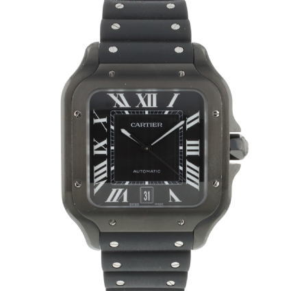 cartier santos black price