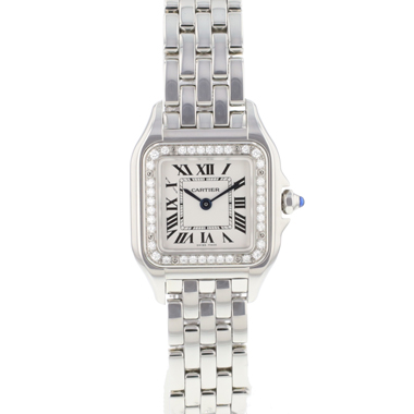 Cartier - Panthere Steel Small Model Diamonds NEW 2022