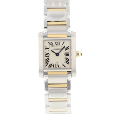 Cartier - Tank Francaise PM Steel Gold NEW